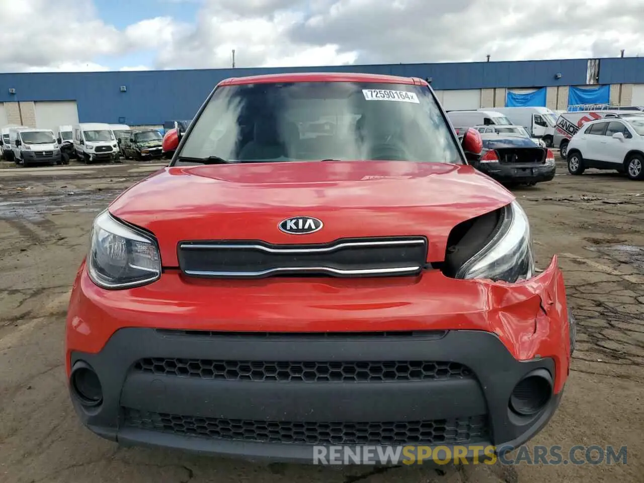 5 Photograph of a damaged car KNDJN2A24K7022160 KIA SOUL 2019