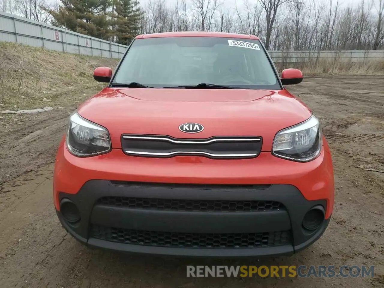 5 Photograph of a damaged car KNDJN2A24K7655435 KIA SOUL 2019