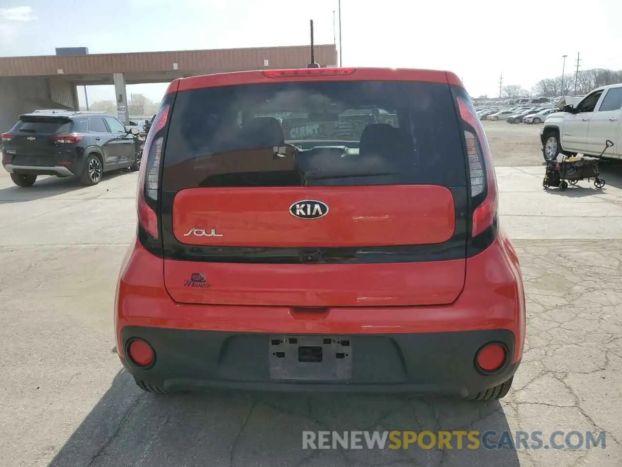 6 Photograph of a damaged car KNDJN2A24K7662899 KIA SOUL 2019