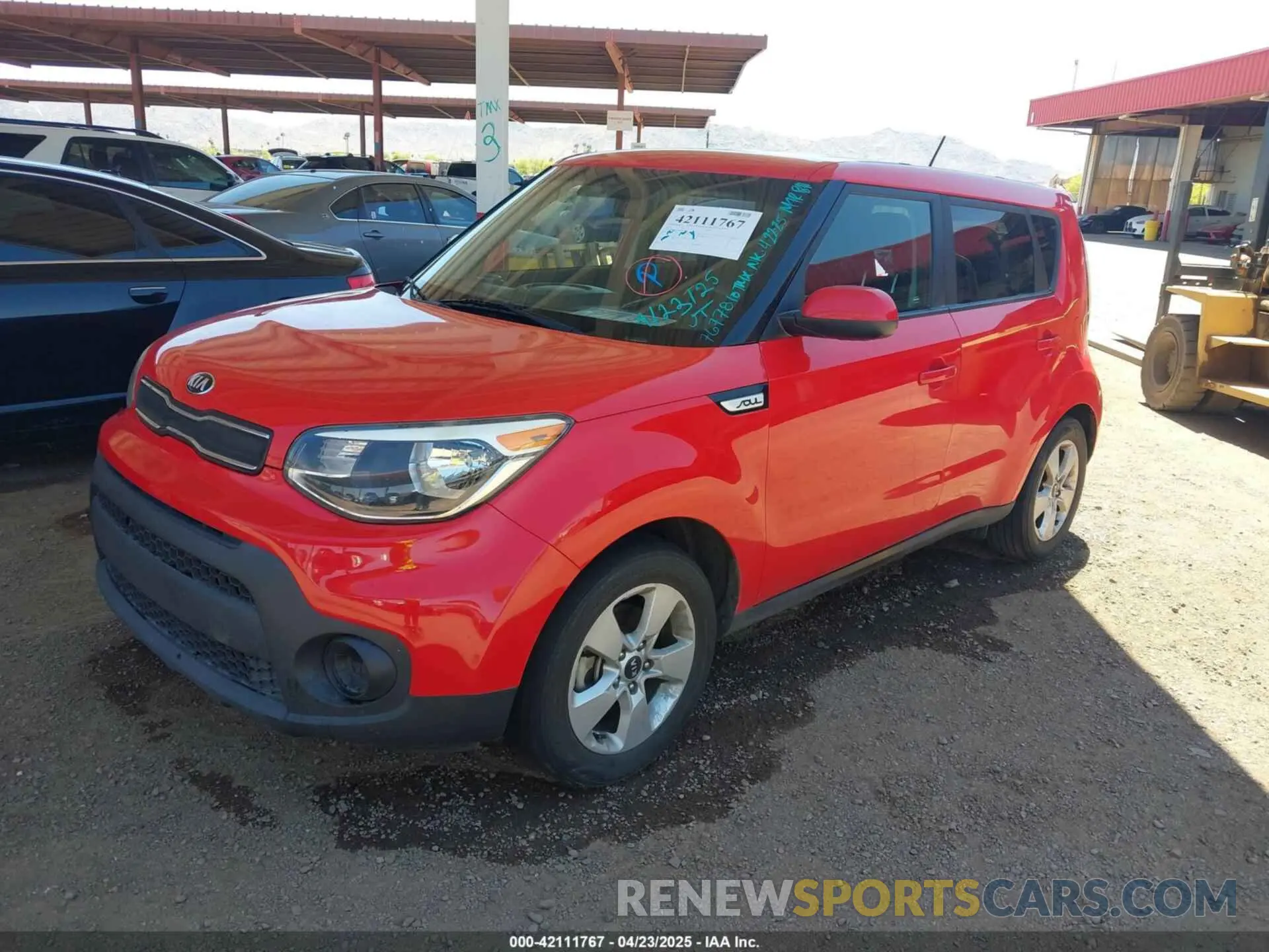 2 Photograph of a damaged car KNDJN2A24K7677810 KIA SOUL 2019