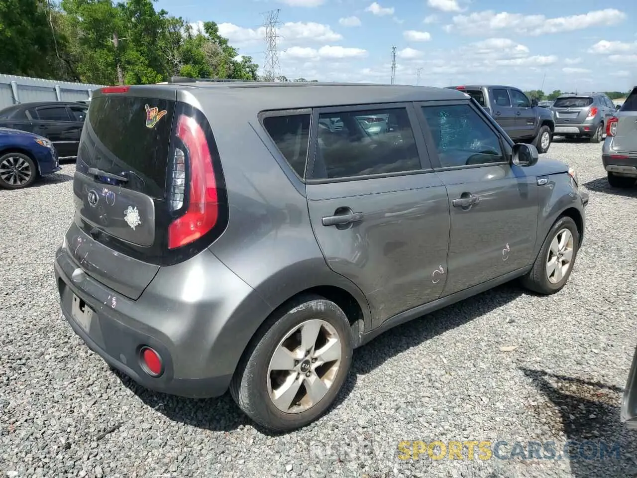 3 Photograph of a damaged car KNDJN2A24K7699869 KIA SOUL 2019