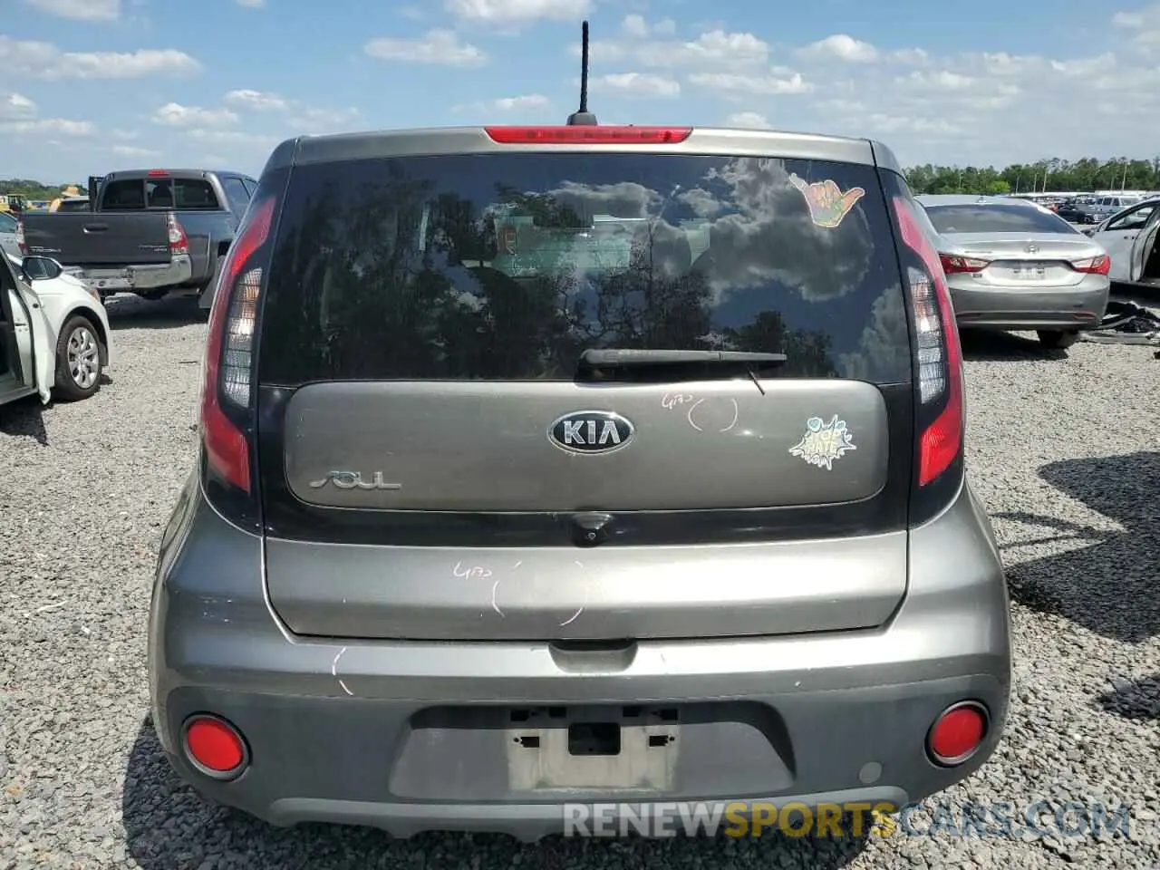 6 Photograph of a damaged car KNDJN2A24K7699869 KIA SOUL 2019