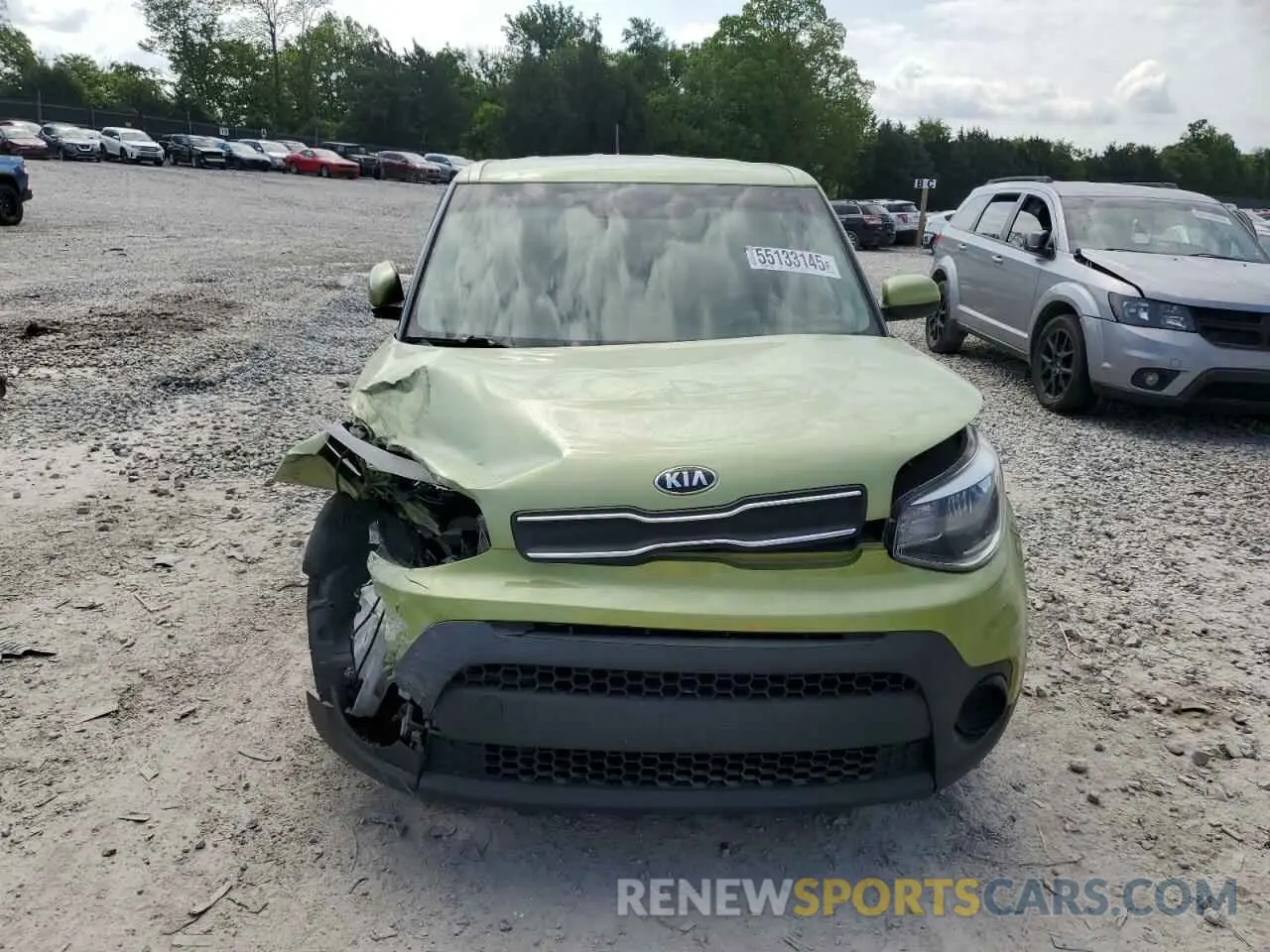 5 Photograph of a damaged car KNDJN2A24K7913937 KIA SOUL 2019