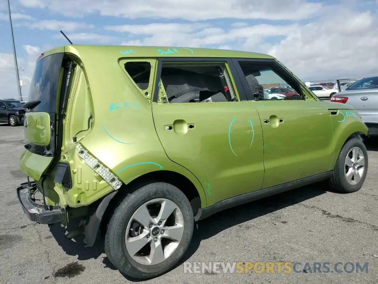 3 Photograph of a damaged car KNDJN2A24K7920774 KIA SOUL 2019