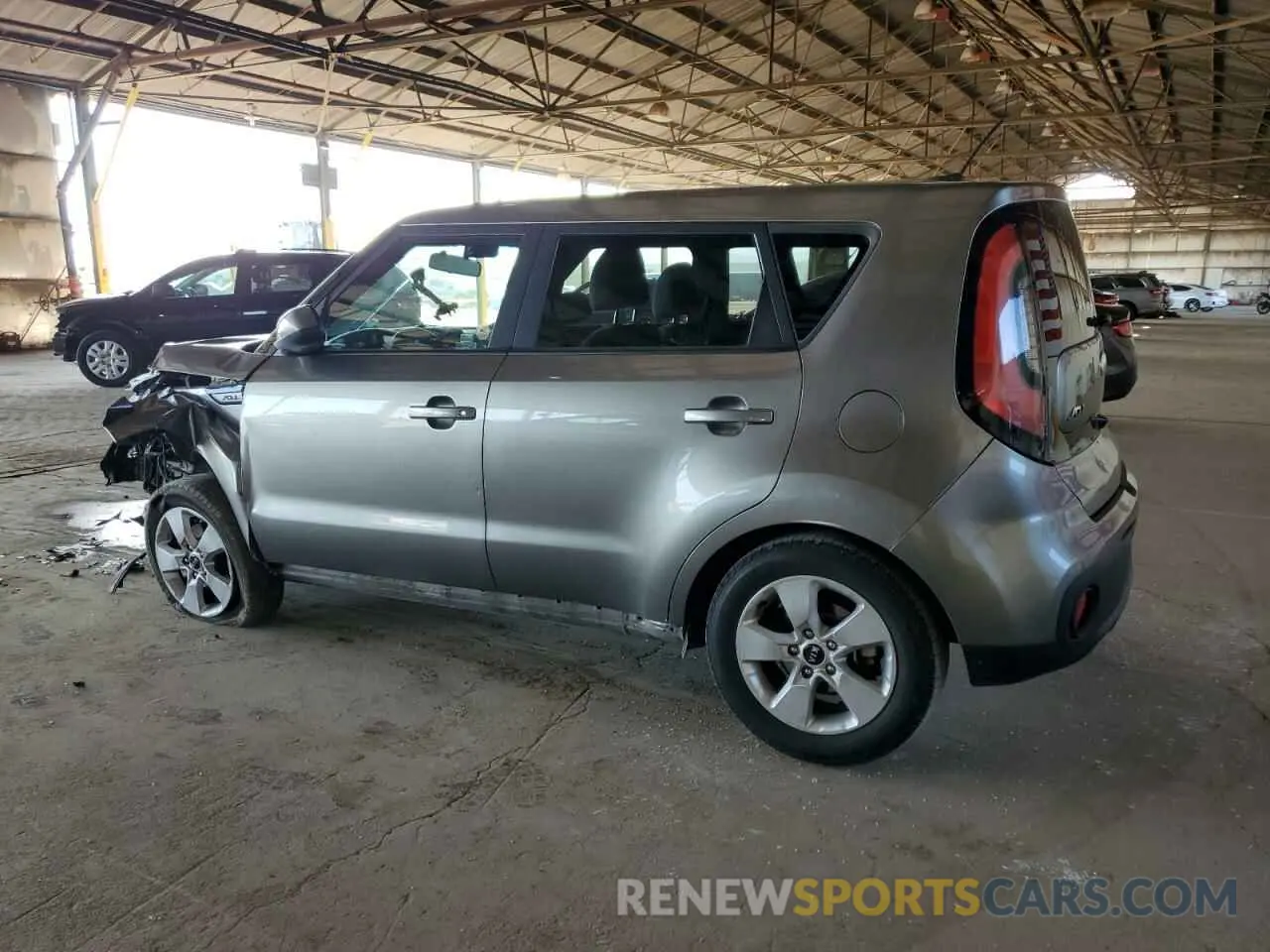 2 Photograph of a damaged car KNDJN2A25K7688976 KIA SOUL 2019