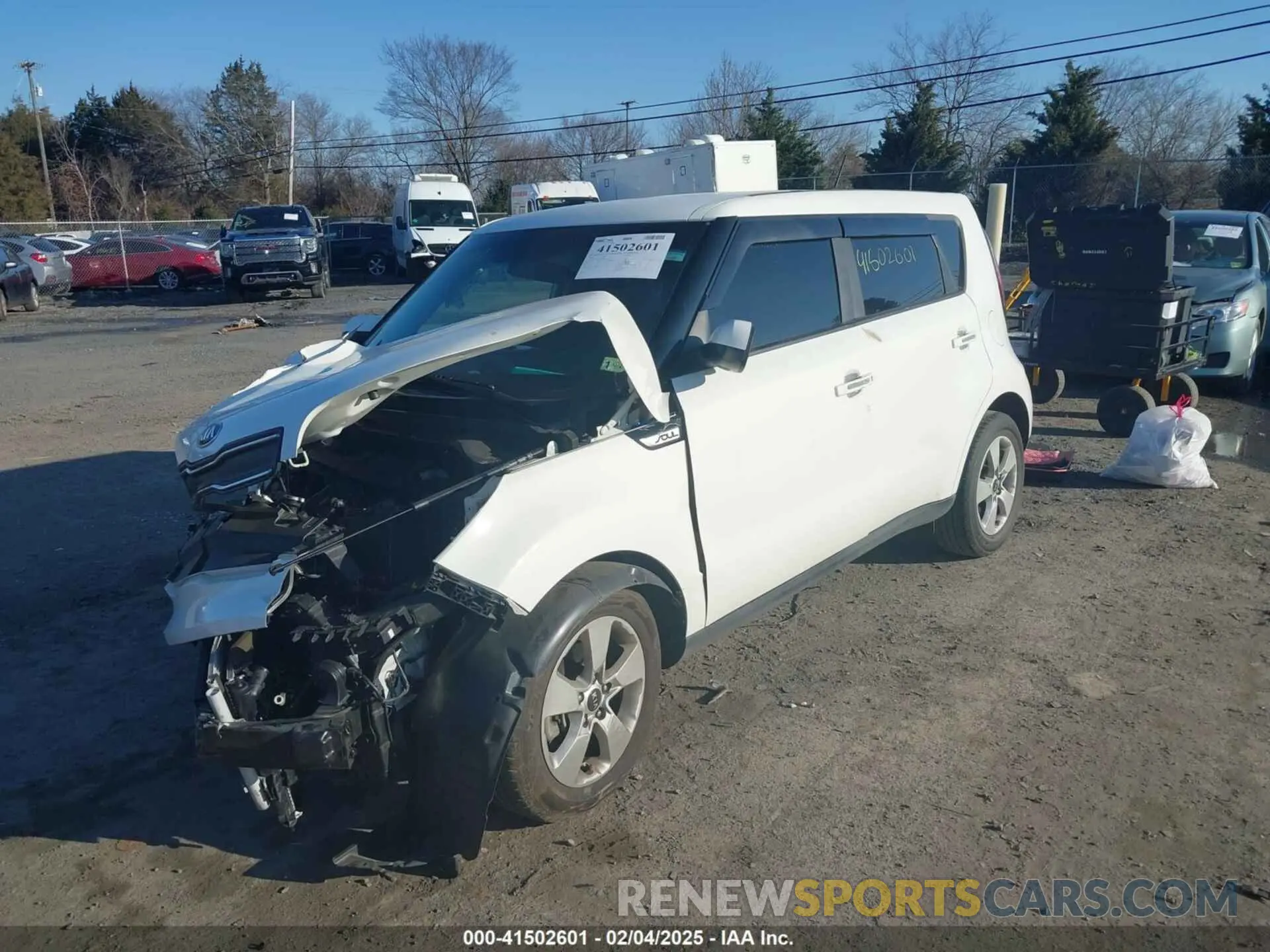 2 Photograph of a damaged car KNDJN2A26K7002086 KIA SOUL 2019