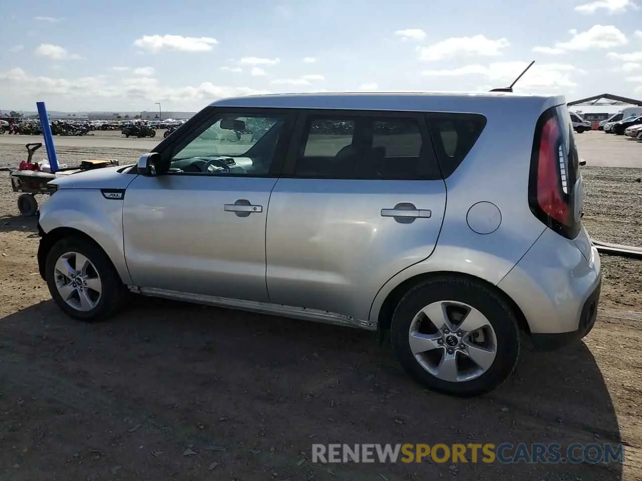 2 Photograph of a damaged car KNDJN2A26K7017204 KIA SOUL 2019
