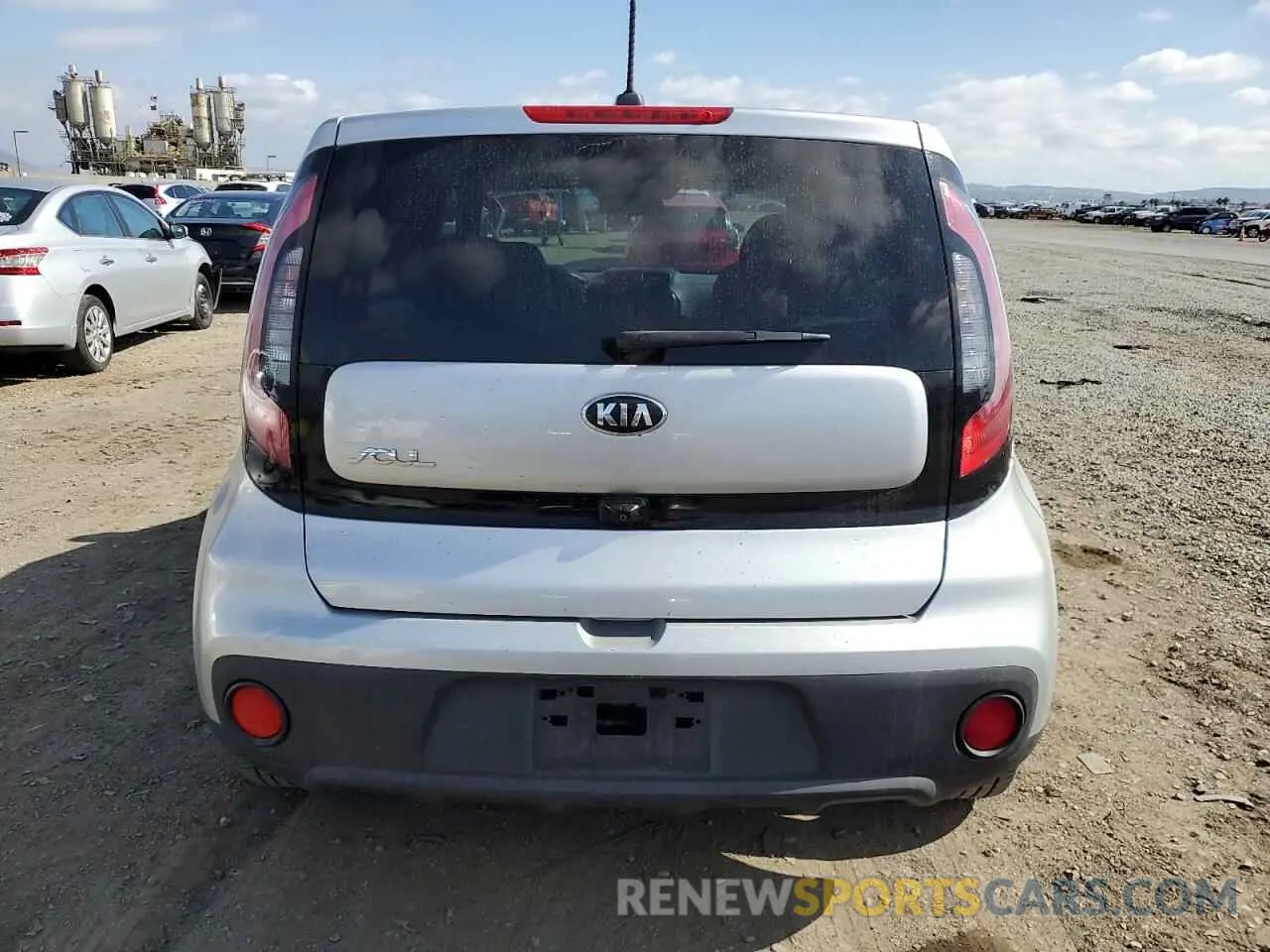 6 Photograph of a damaged car KNDJN2A26K7017204 KIA SOUL 2019