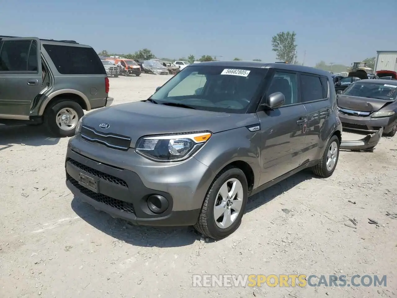 1 Photograph of a damaged car KNDJN2A26K7019597 KIA SOUL 2019