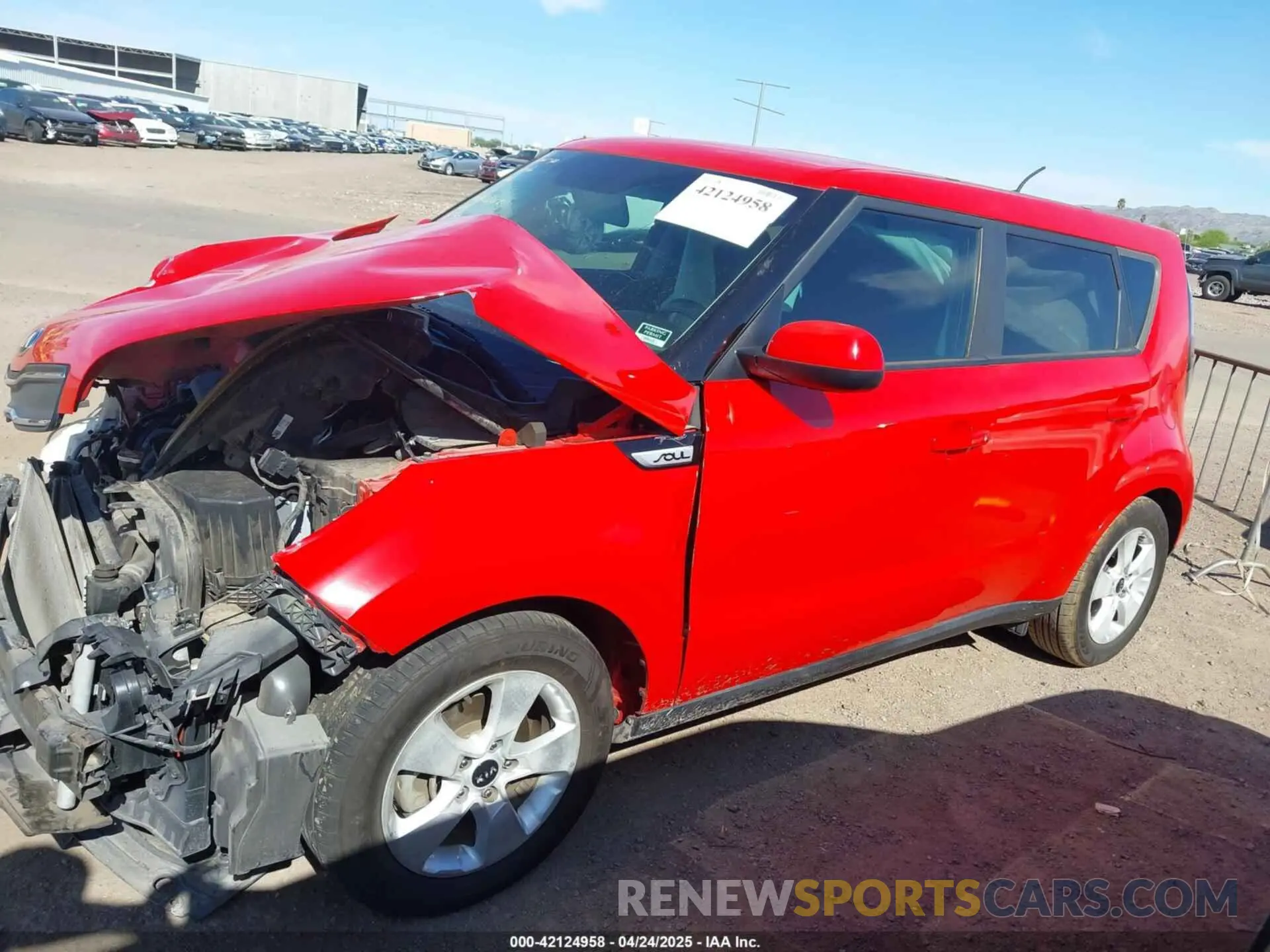 14 Photograph of a damaged car KNDJN2A26K7668364 KIA SOUL 2019