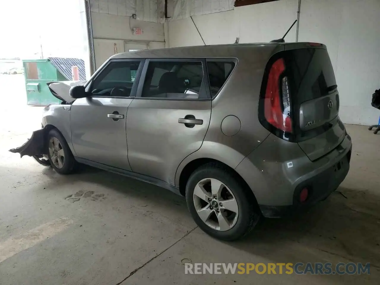2 Photograph of a damaged car KNDJN2A26K7668932 KIA SOUL 2019