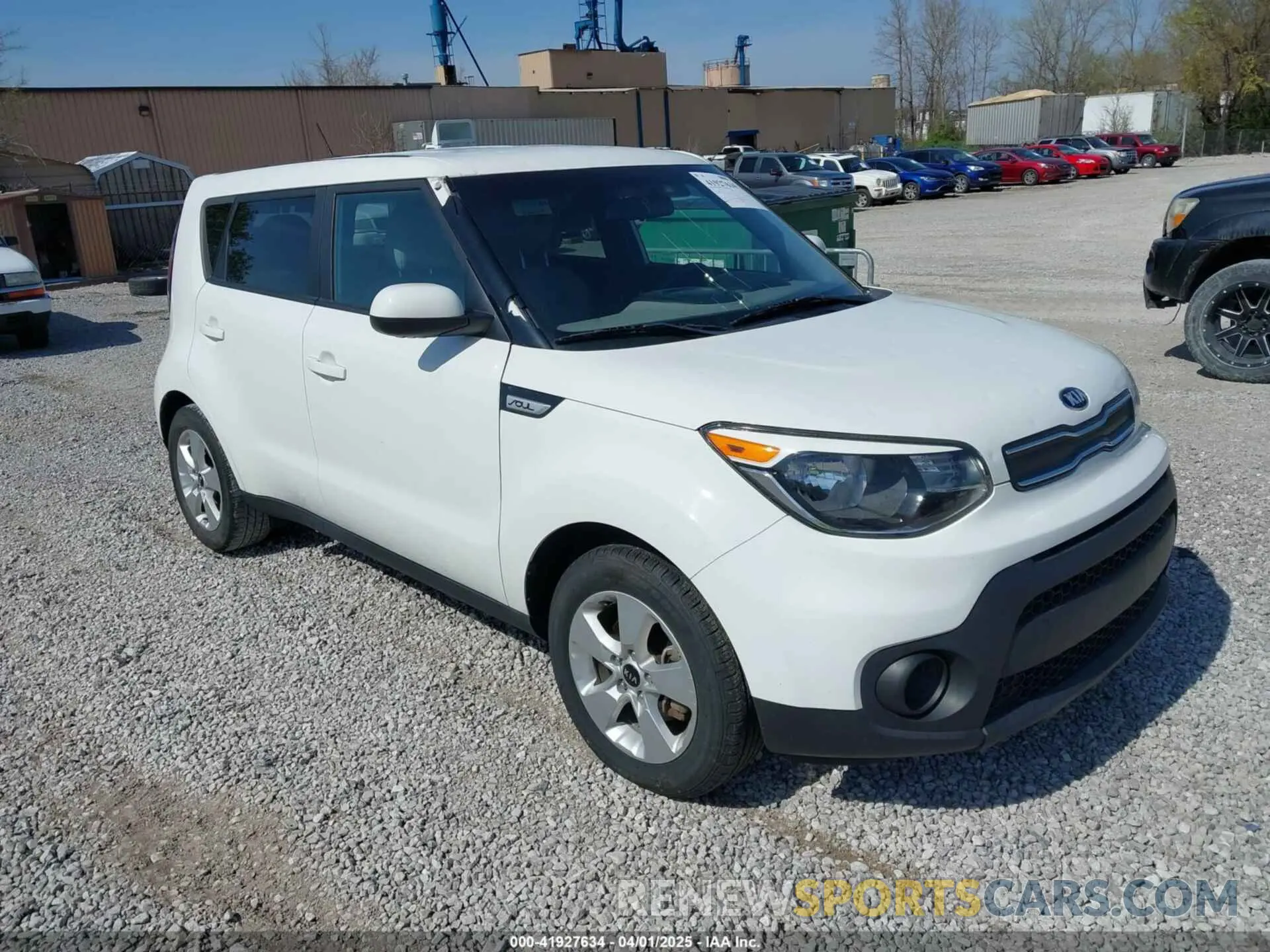 1 Photograph of a damaged car KNDJN2A26K7912417 KIA SOUL 2019