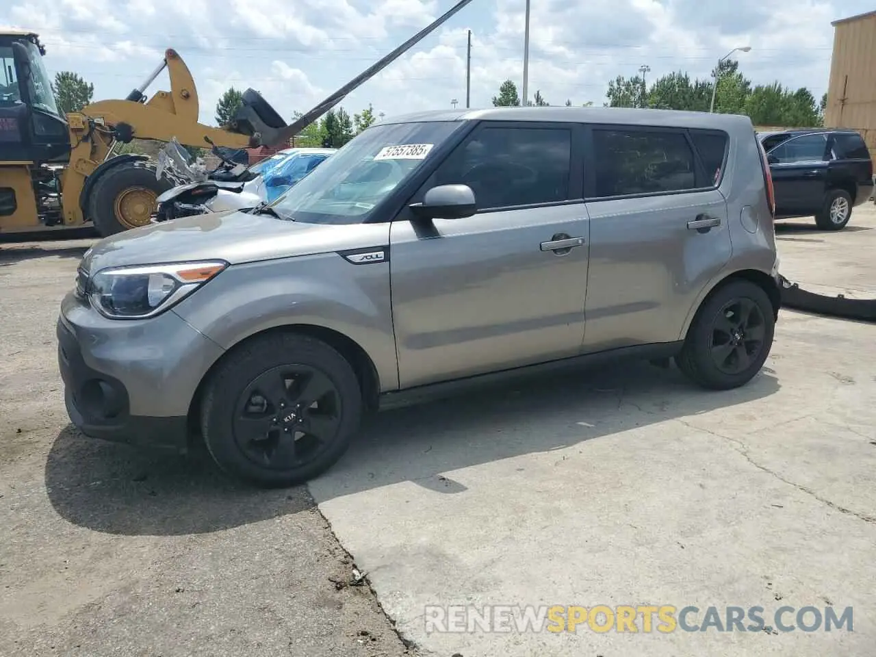 1 Photograph of a damaged car KNDJN2A27K7022296 KIA SOUL 2019