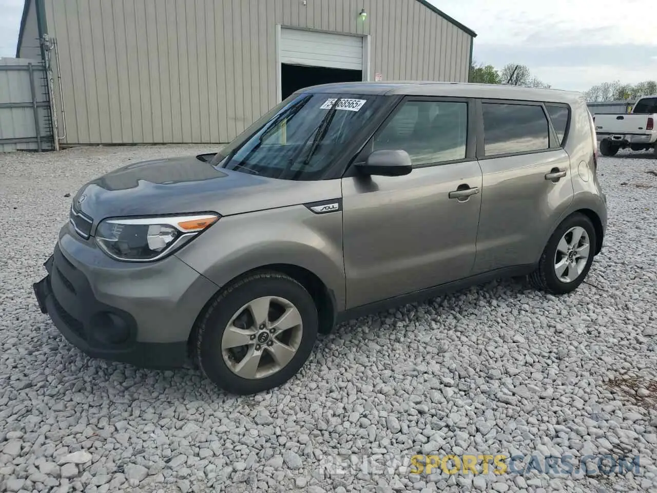 1 Photograph of a damaged car KNDJN2A27K7025358 KIA SOUL 2019