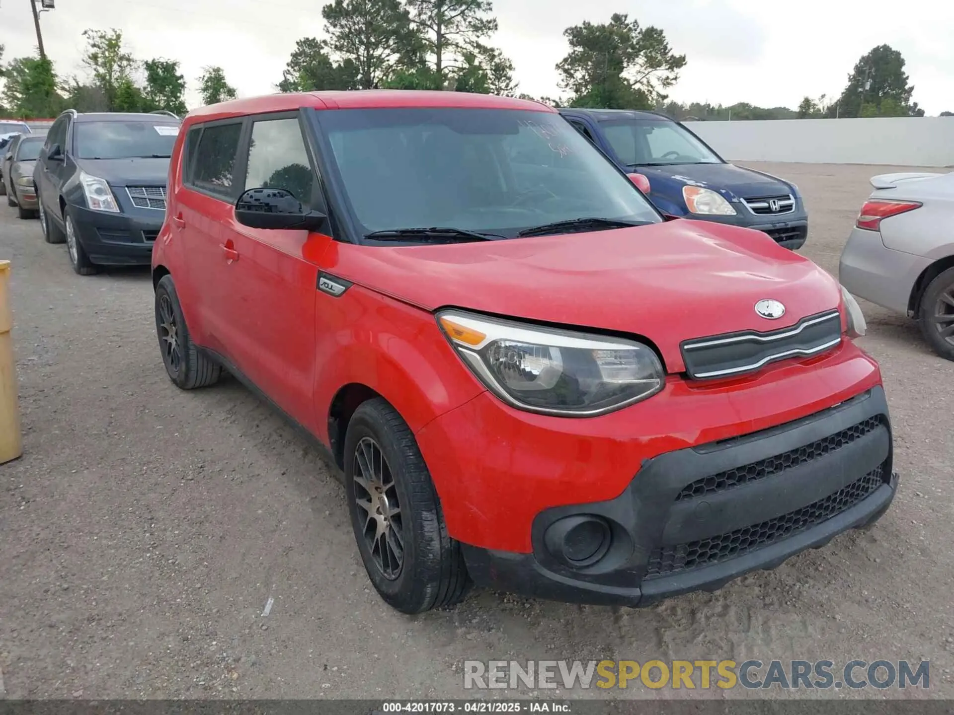1 Photograph of a damaged car KNDJN2A27K7669359 KIA SOUL 2019