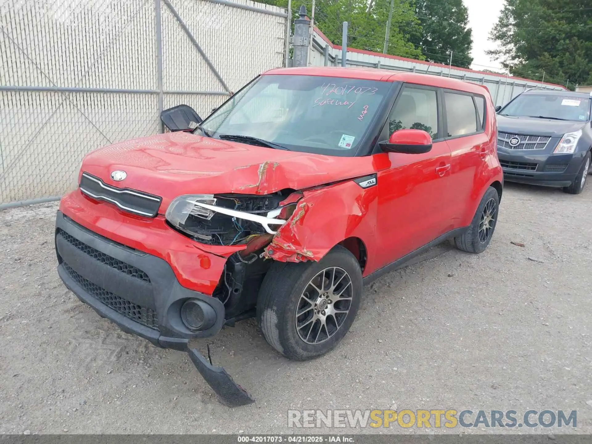 2 Photograph of a damaged car KNDJN2A27K7669359 KIA SOUL 2019