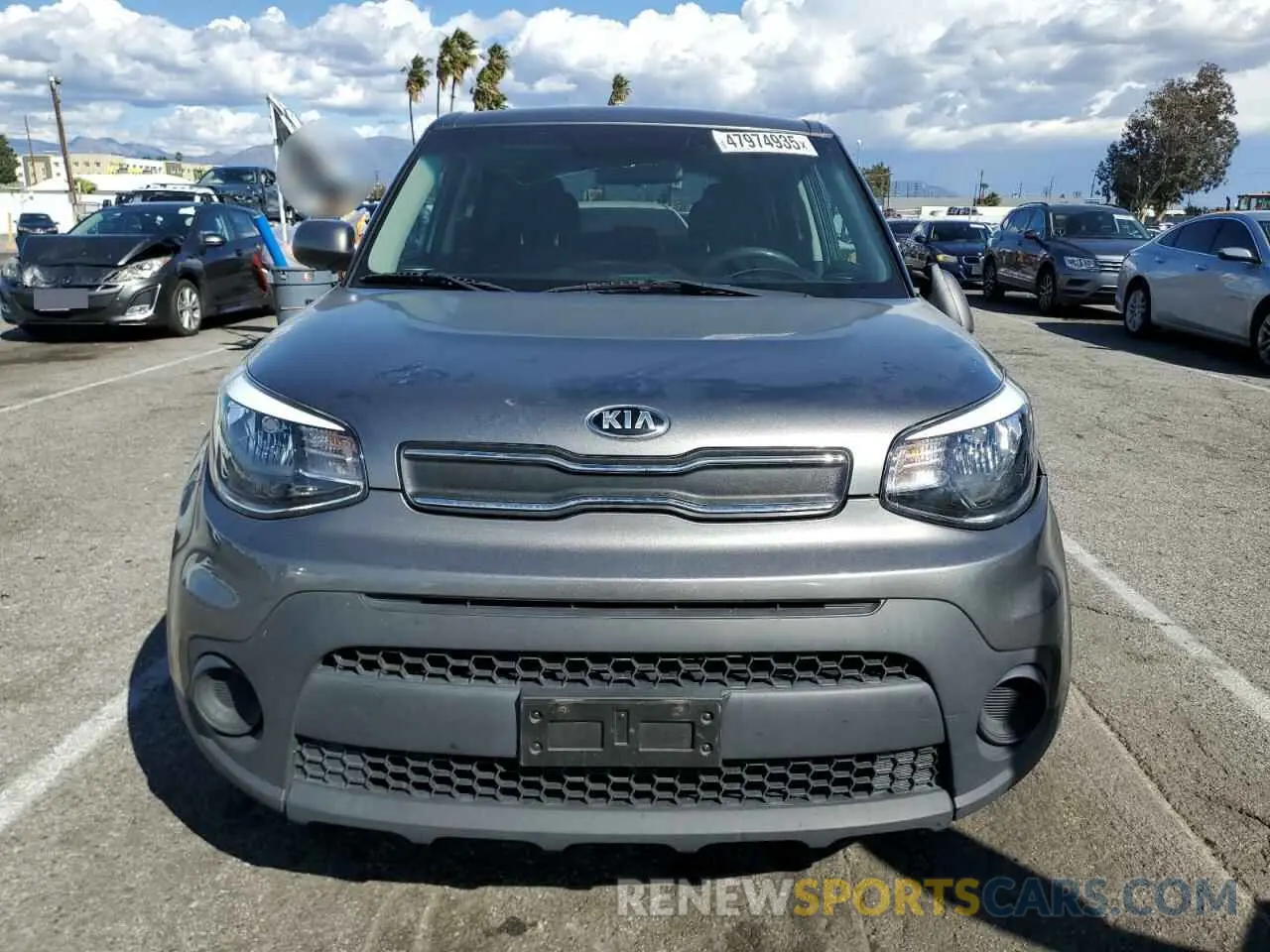 5 Photograph of a damaged car KNDJN2A27K7693273 KIA SOUL 2019