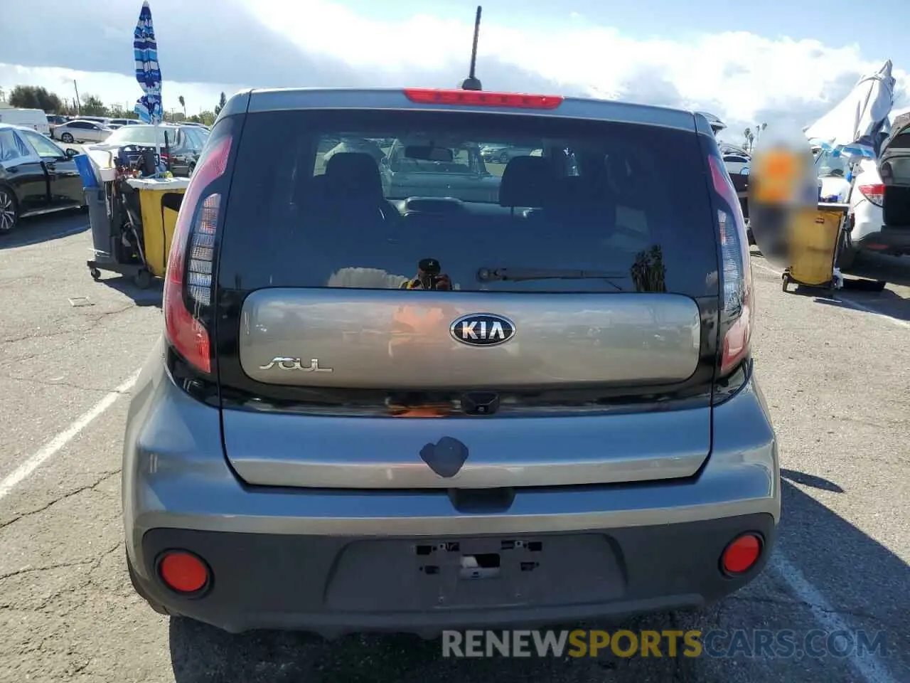 6 Photograph of a damaged car KNDJN2A27K7693273 KIA SOUL 2019