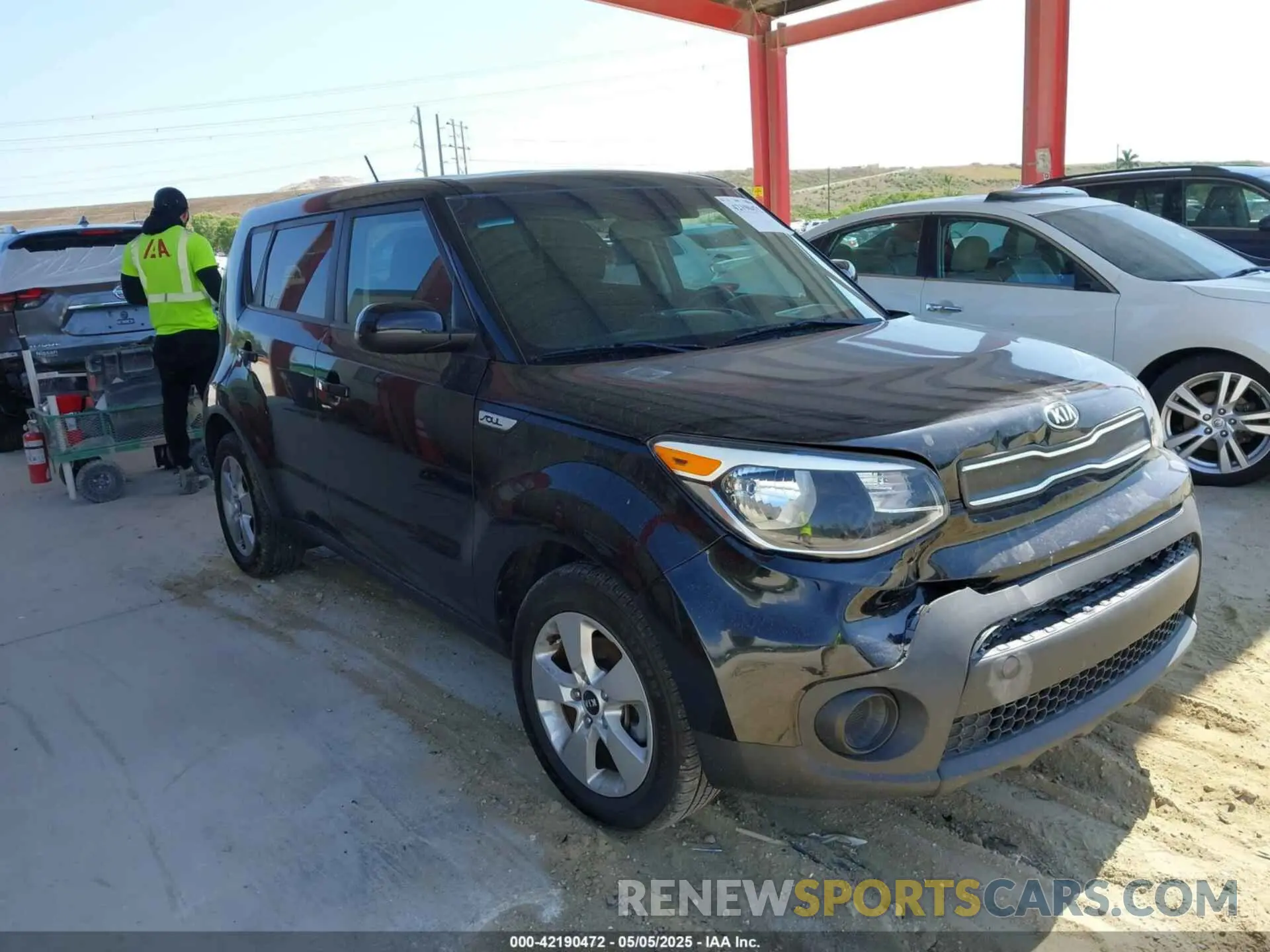 1 Photograph of a damaged car KNDJN2A27K7911003 KIA SOUL 2019