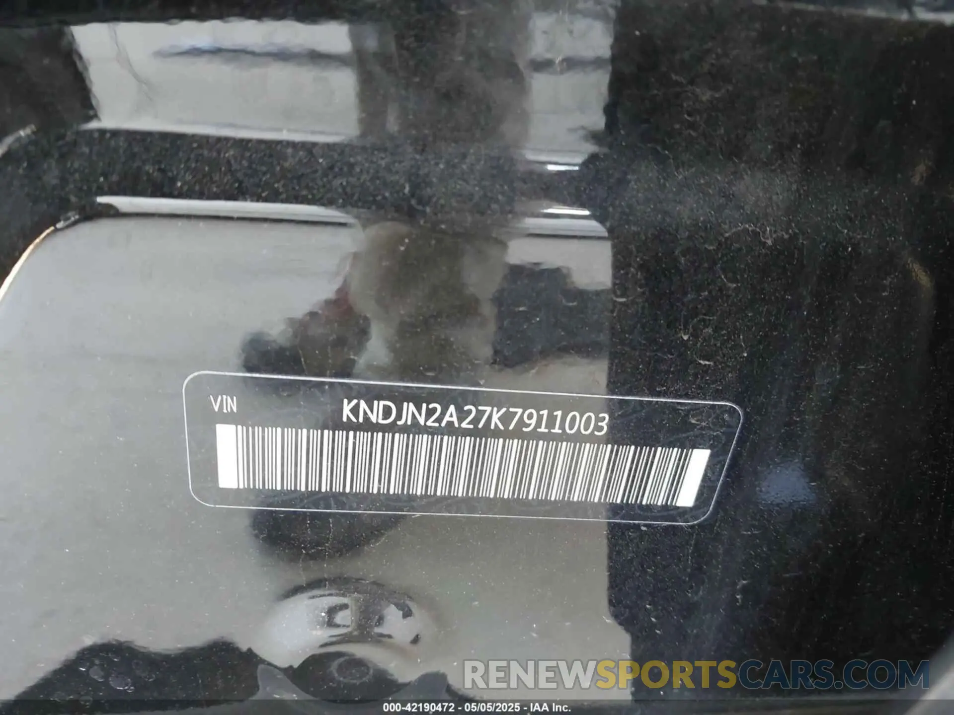 9 Photograph of a damaged car KNDJN2A27K7911003 KIA SOUL 2019
