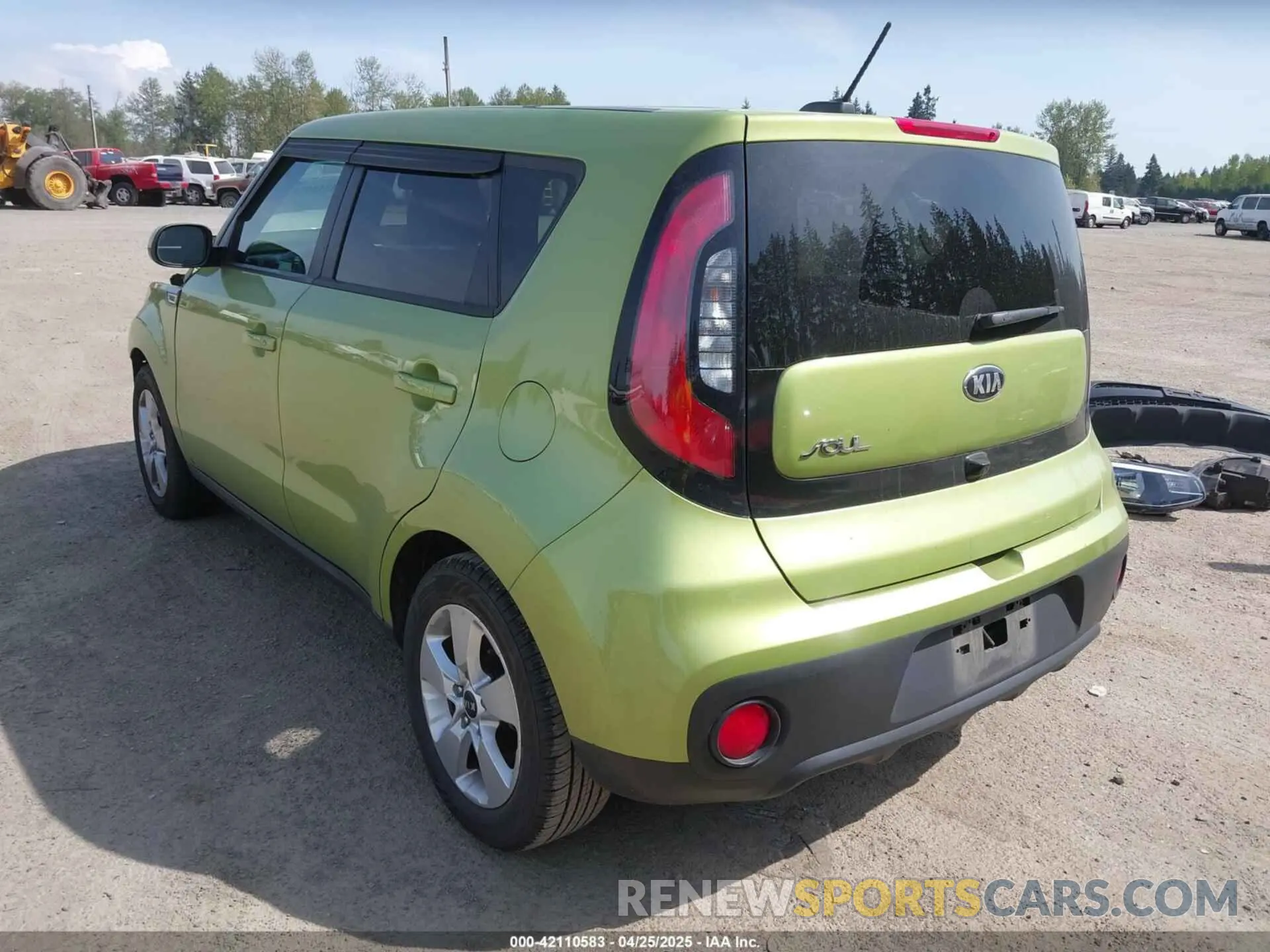 3 Photograph of a damaged car KNDJN2A27K7919179 KIA SOUL 2019