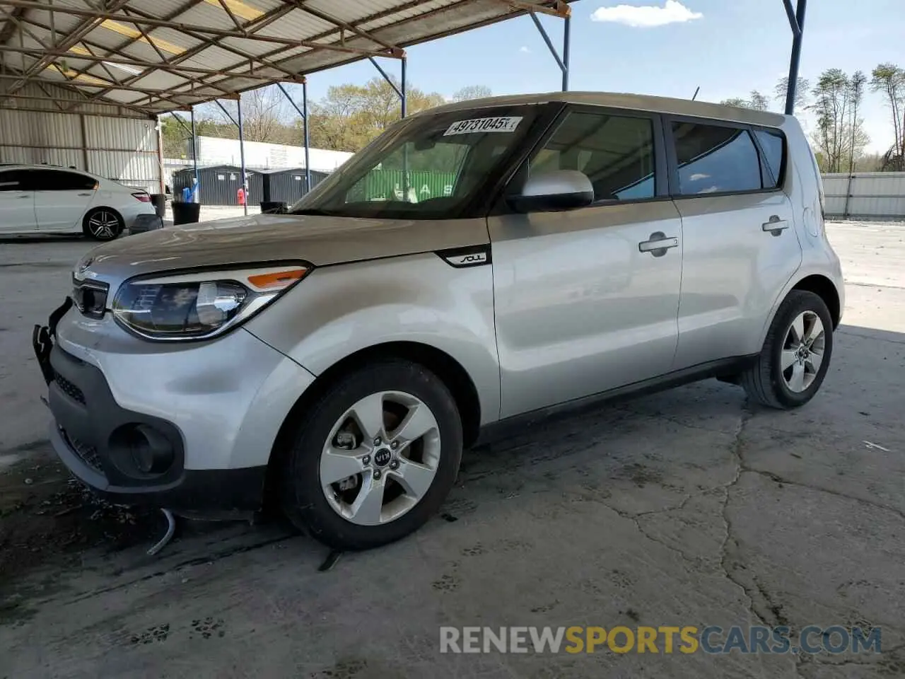 1 Photograph of a damaged car KNDJN2A28K7002798 KIA SOUL 2019