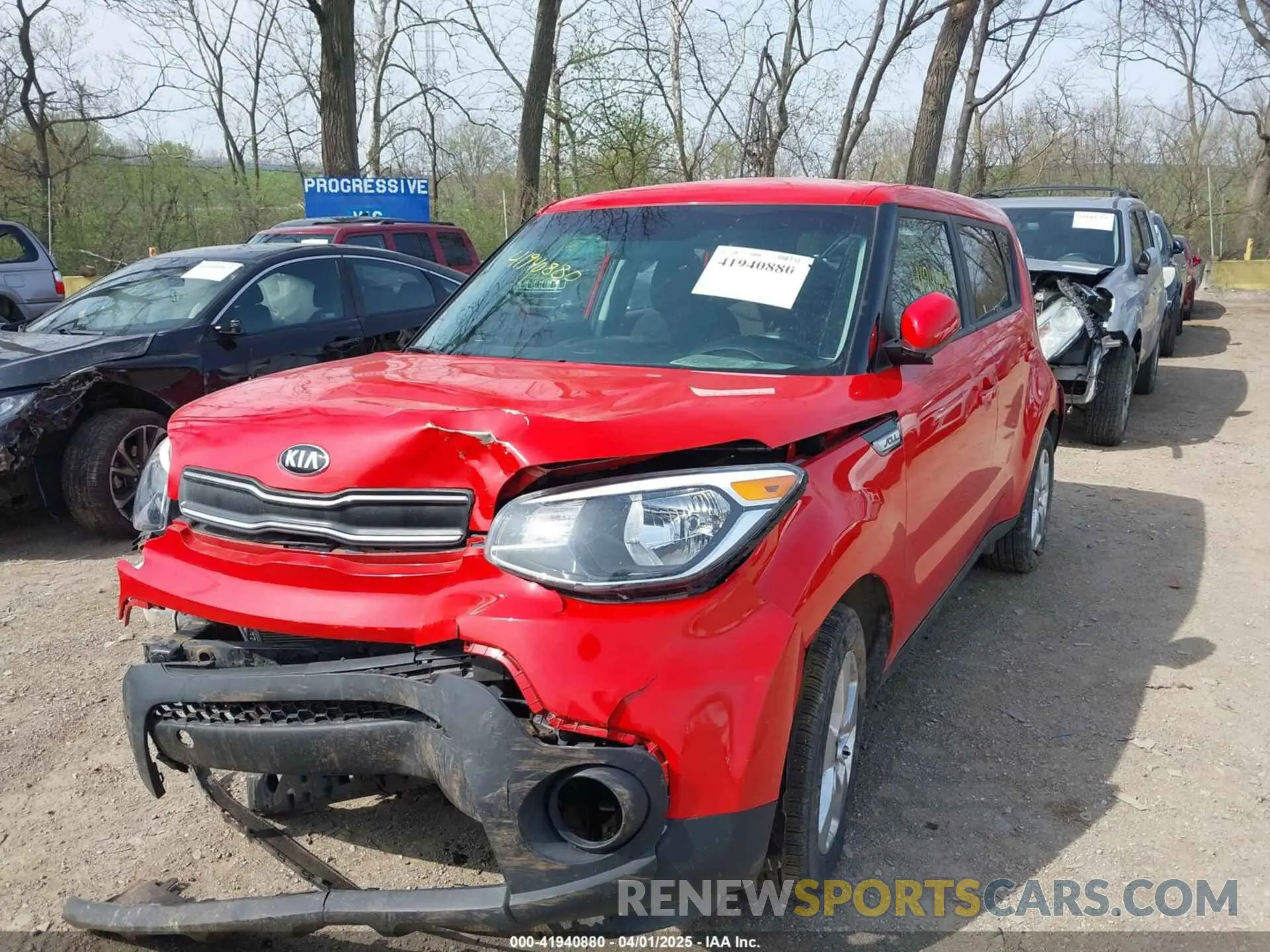 2 Photograph of a damaged car KNDJN2A28K7007080 KIA SOUL 2019
