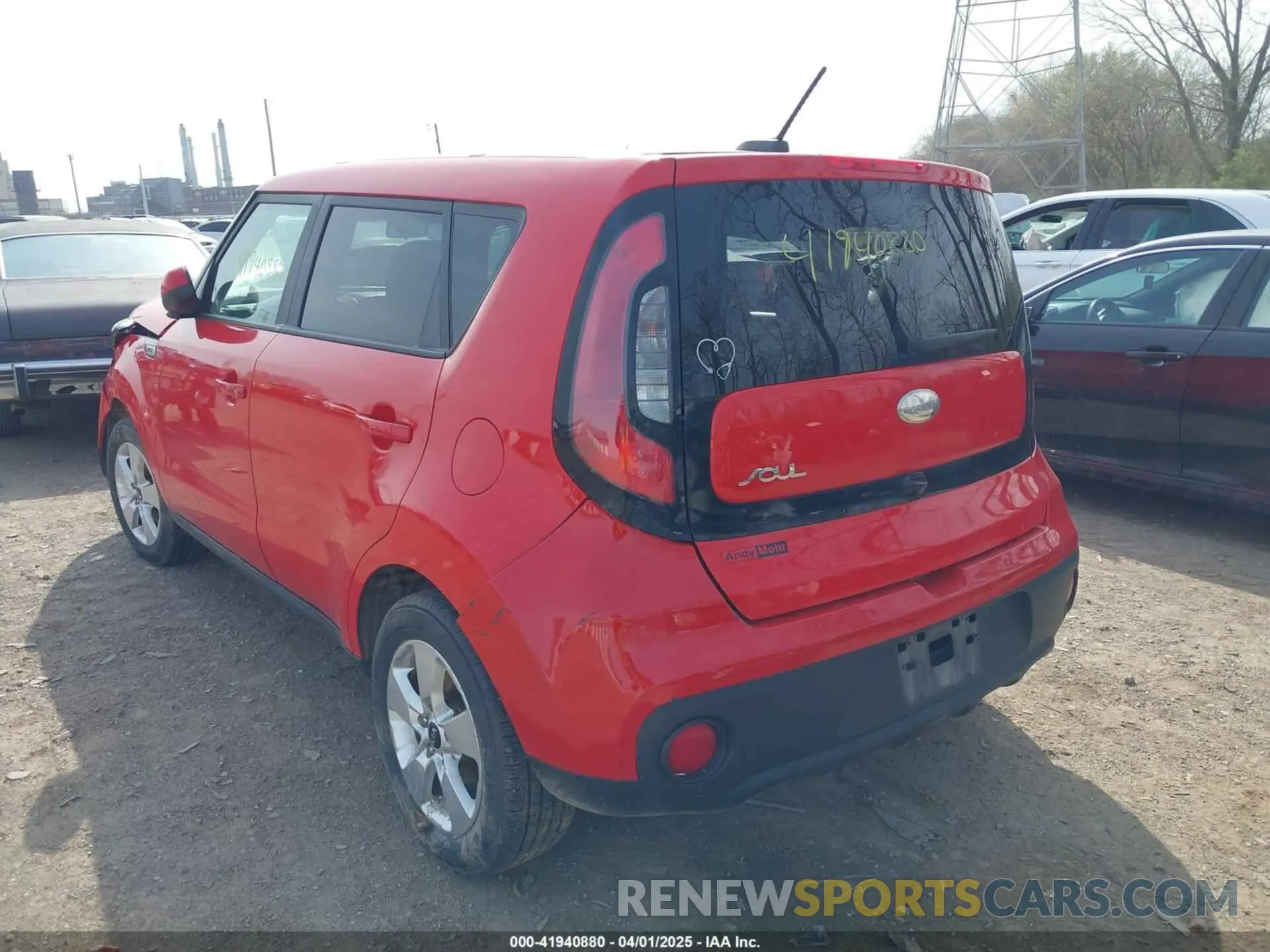 3 Photograph of a damaged car KNDJN2A28K7007080 KIA SOUL 2019