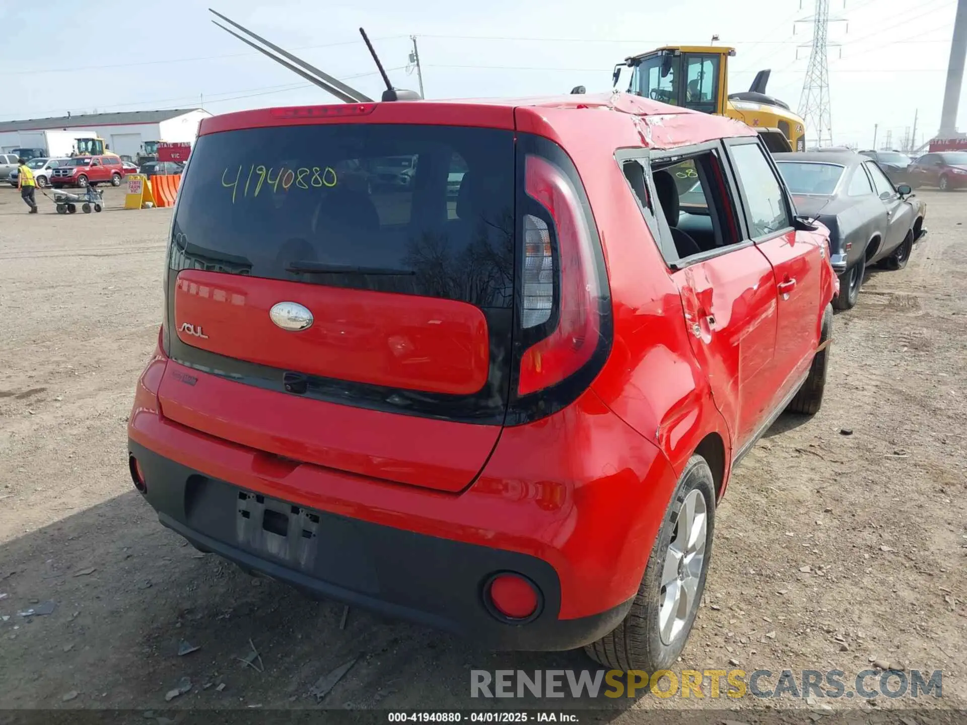 4 Photograph of a damaged car KNDJN2A28K7007080 KIA SOUL 2019