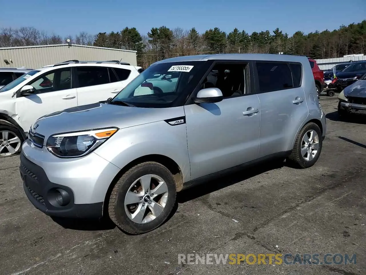 1 Photograph of a damaged car KNDJN2A28K7019522 KIA SOUL 2019