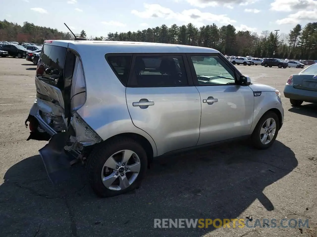 3 Photograph of a damaged car KNDJN2A28K7019522 KIA SOUL 2019