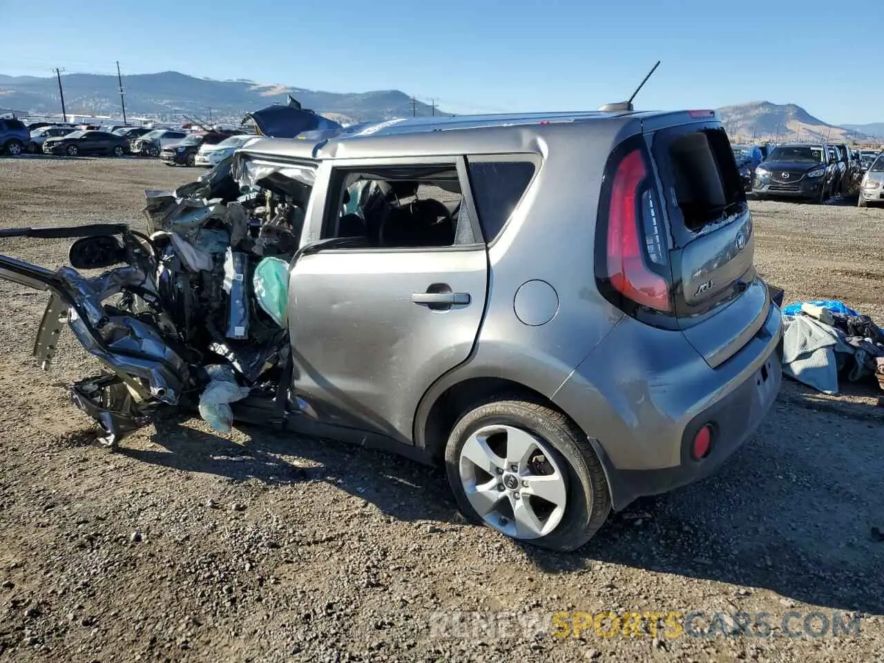 2 Photograph of a damaged car KNDJN2A28K7650285 KIA SOUL 2019