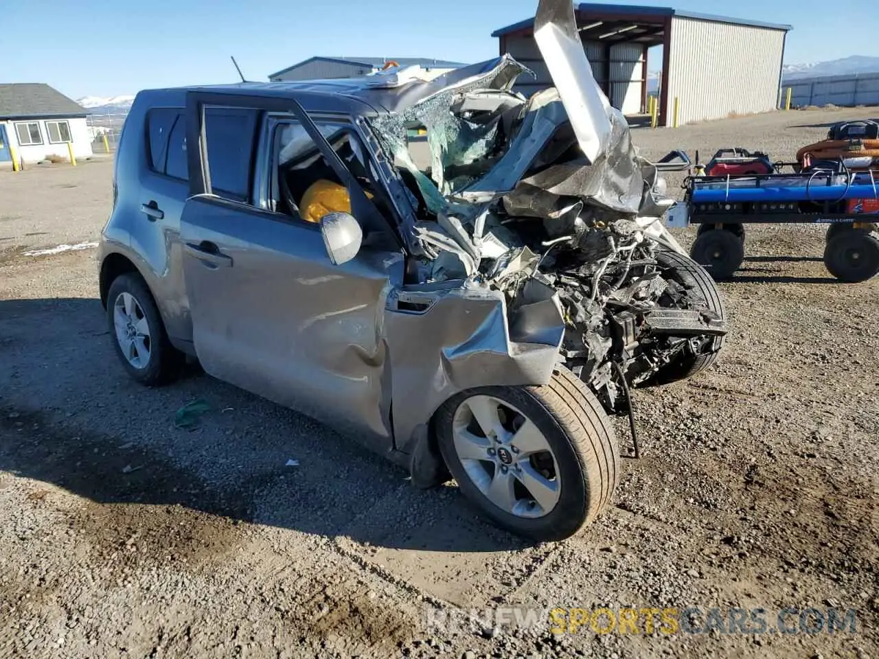 4 Photograph of a damaged car KNDJN2A28K7650285 KIA SOUL 2019