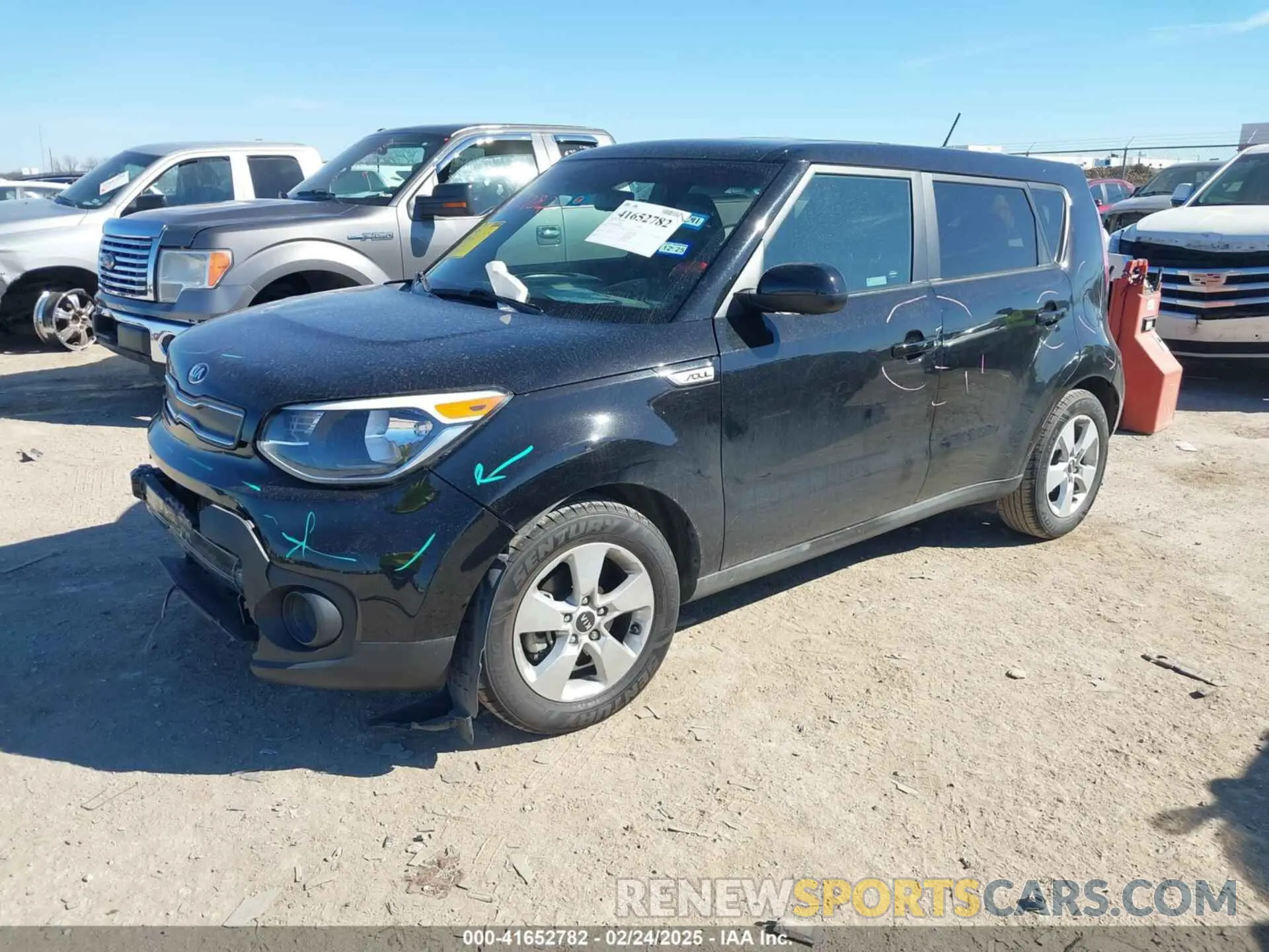 2 Photograph of a damaged car KNDJN2A28K7690429 KIA SOUL 2019