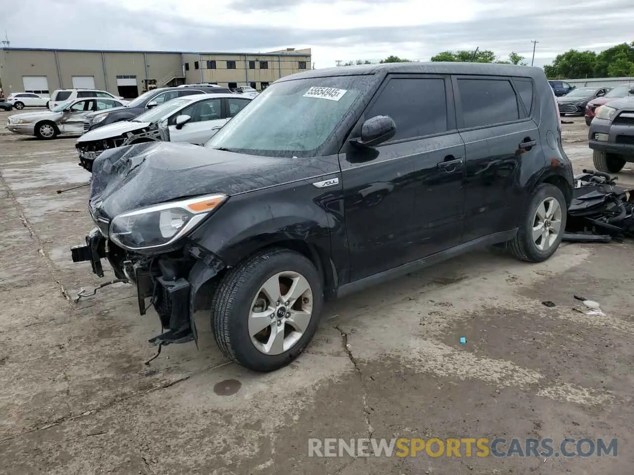 1 Photograph of a damaged car KNDJN2A29K7020016 KIA SOUL 2019