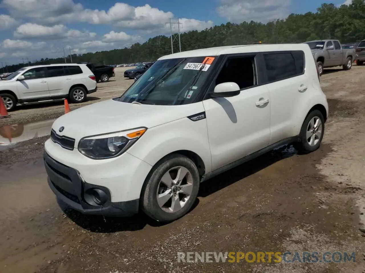 1 Photograph of a damaged car KNDJN2A29K7645306 KIA SOUL 2019