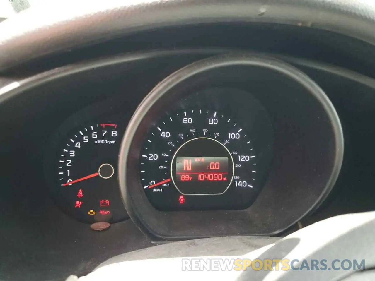 9 Photograph of a damaged car KNDJN2A29K7645306 KIA SOUL 2019