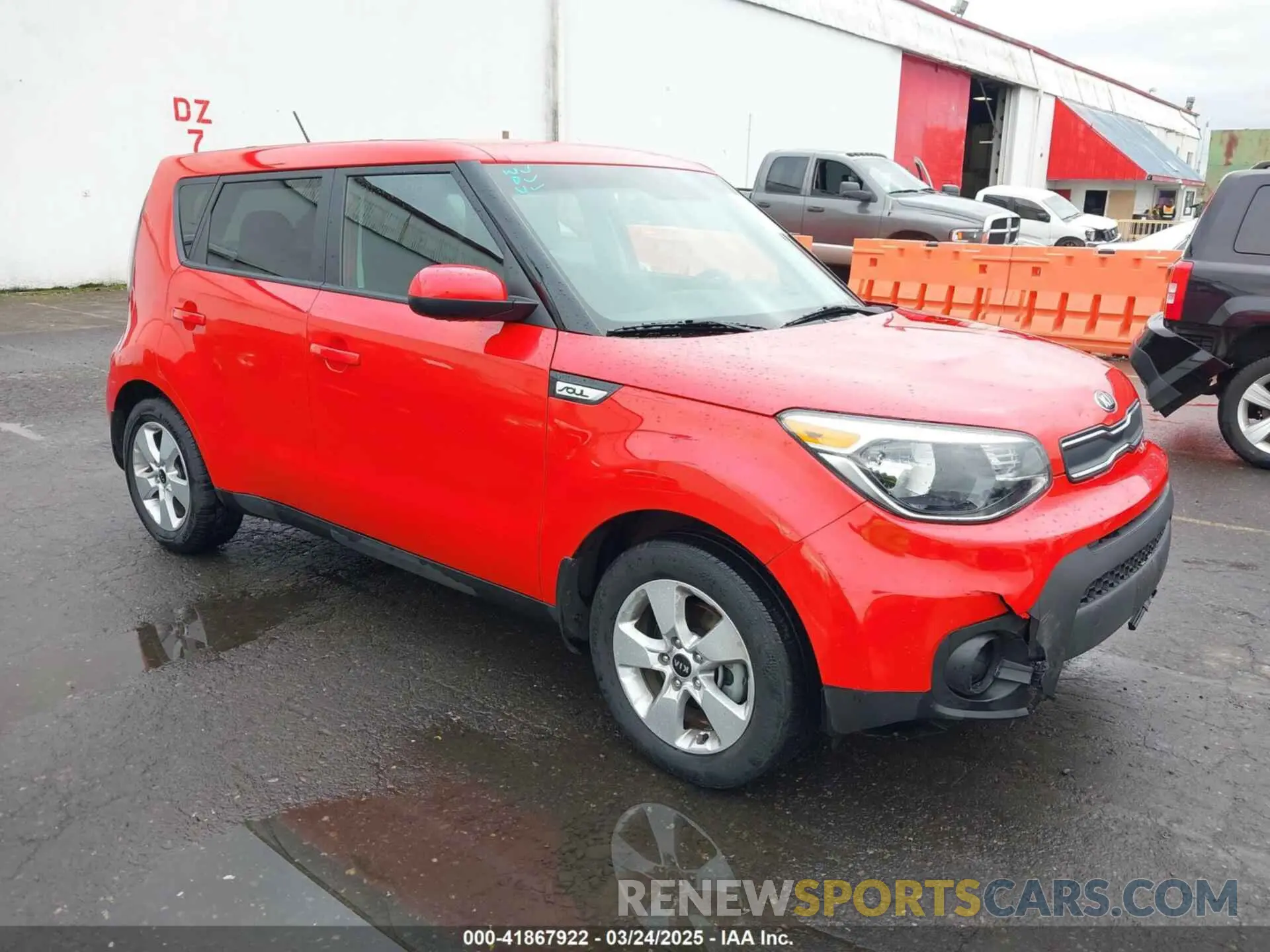 1 Photograph of a damaged car KNDJN2A29K7650098 KIA SOUL 2019