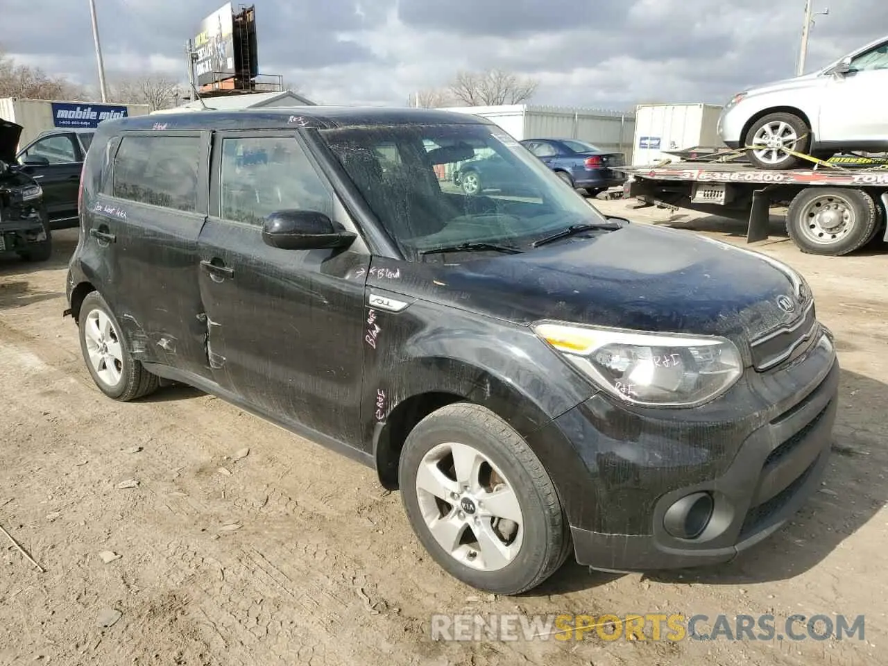 4 Photograph of a damaged car KNDJN2A29K7681934 KIA SOUL 2019