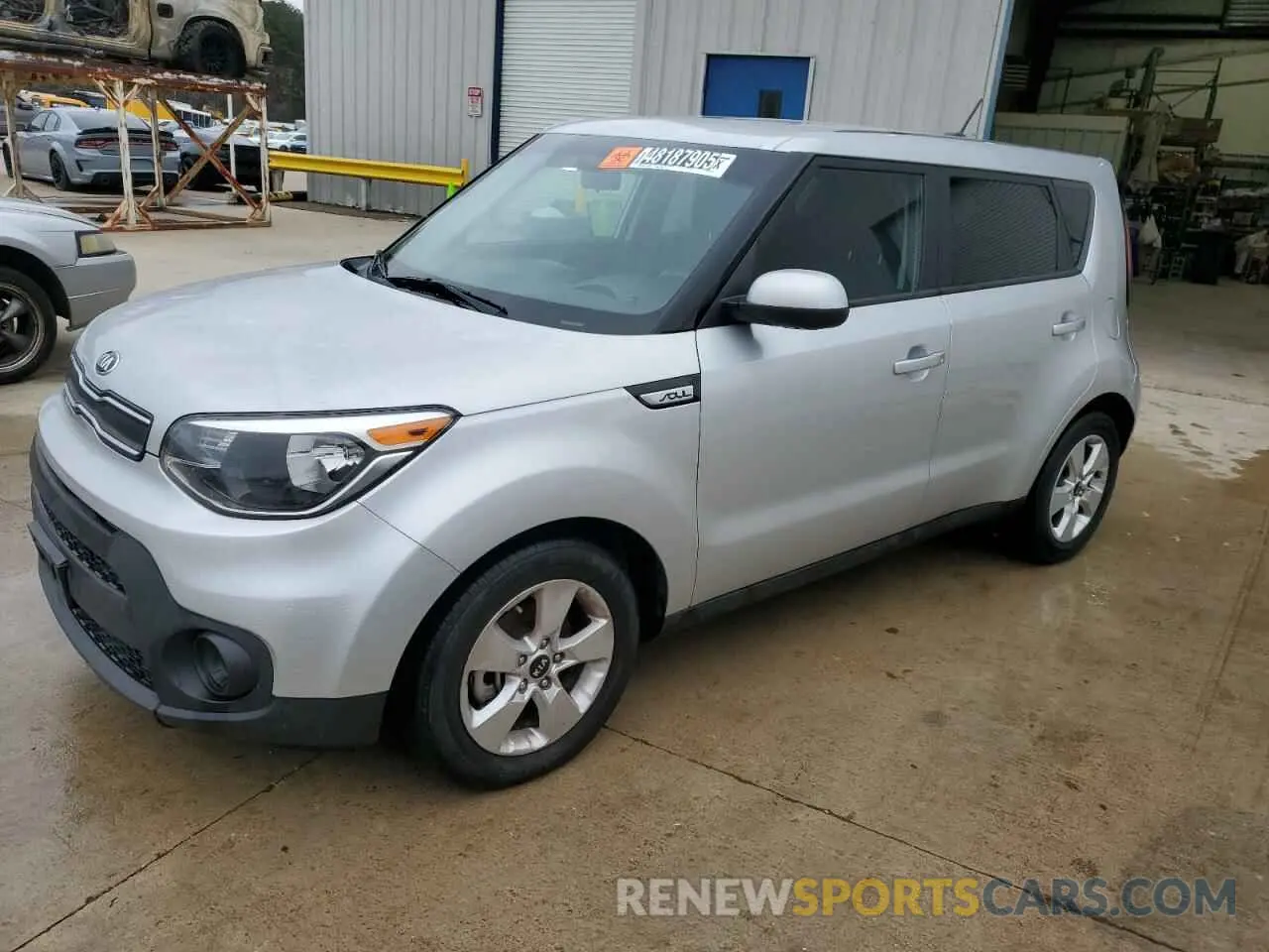 1 Photograph of a damaged car KNDJN2A29K7687250 KIA SOUL 2019