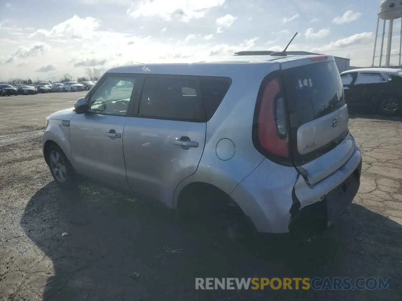 2 Photograph of a damaged car KNDJN2A29K7696157 KIA SOUL 2019