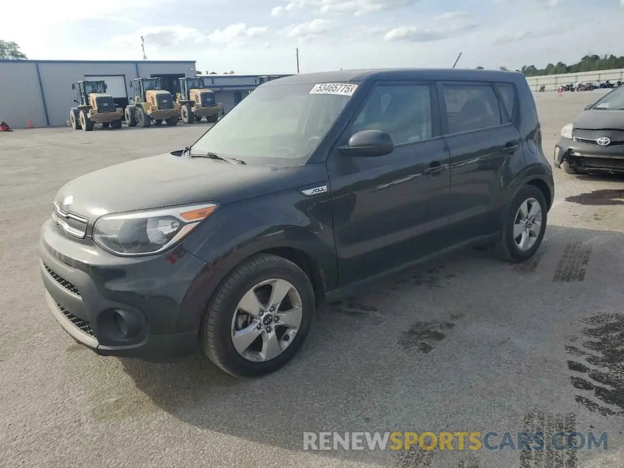 1 Photograph of a damaged car KNDJN2A29K7921032 KIA SOUL 2019