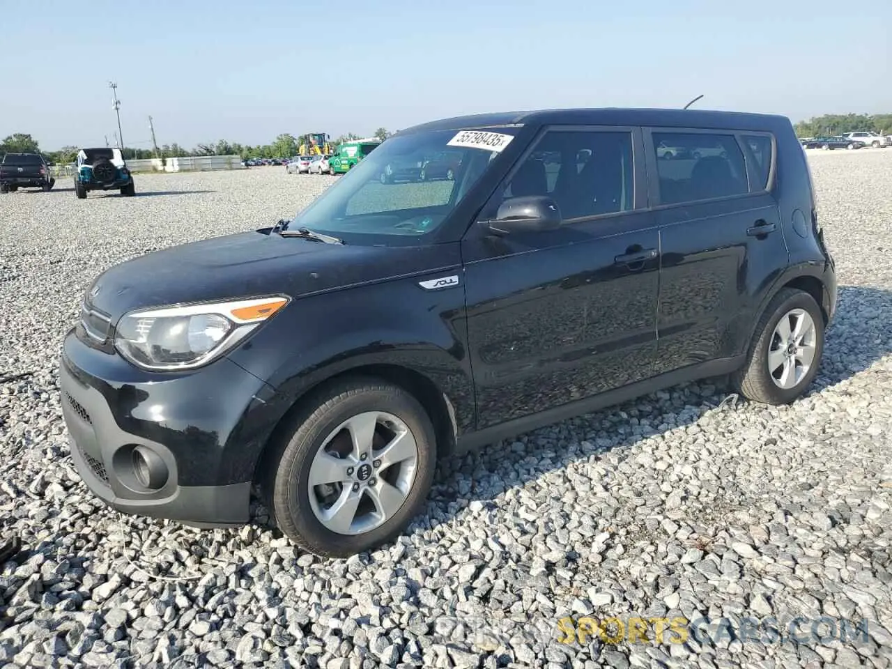 1 Photograph of a damaged car KNDJN2A2XK7920973 KIA SOUL 2019