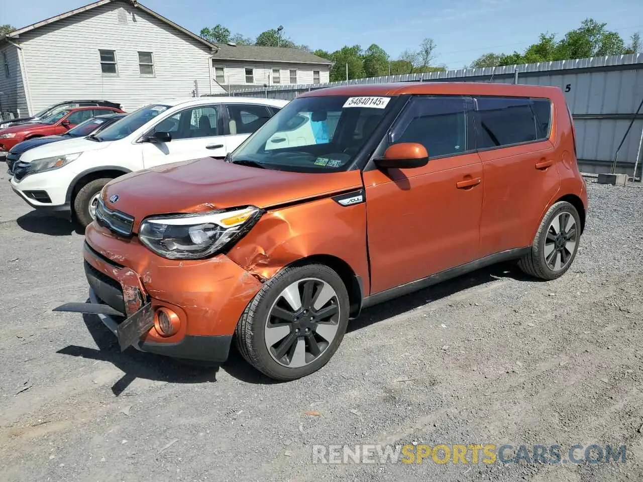 1 Photograph of a damaged car KNDJP3A50K7633474 KIA SOUL 2019