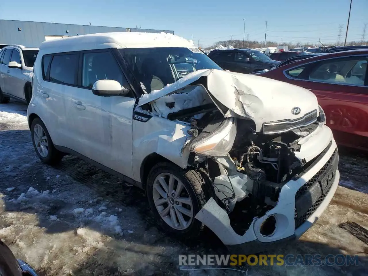 4 Photograph of a damaged car KNDJP3A50K7640456 KIA SOUL 2019