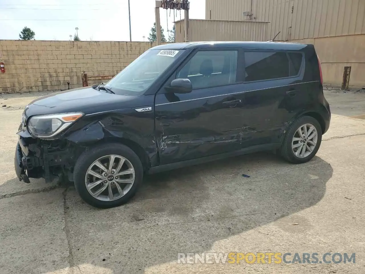 1 Photograph of a damaged car KNDJP3A50K7665325 KIA SOUL 2019