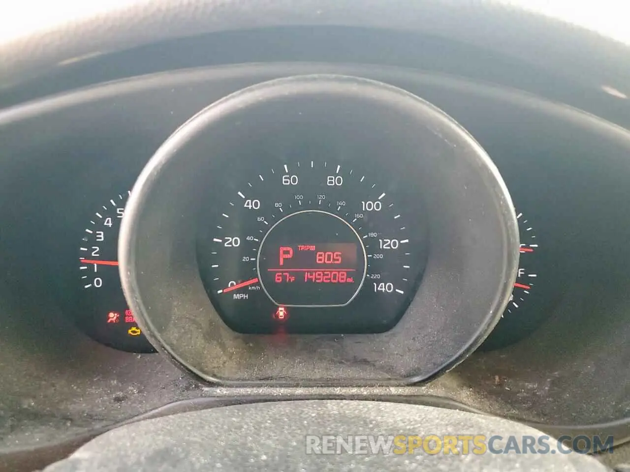 9 Photograph of a damaged car KNDJP3A51K7631927 KIA SOUL 2019