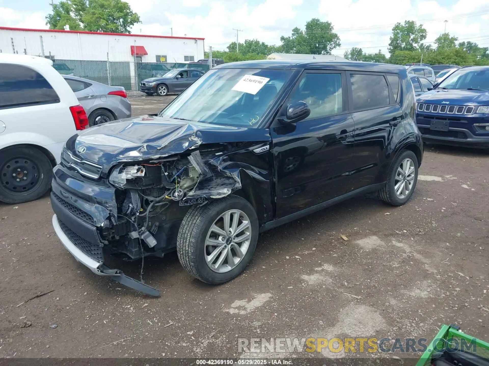 2 Photograph of a damaged car KNDJP3A51K7637811 KIA SOUL 2019