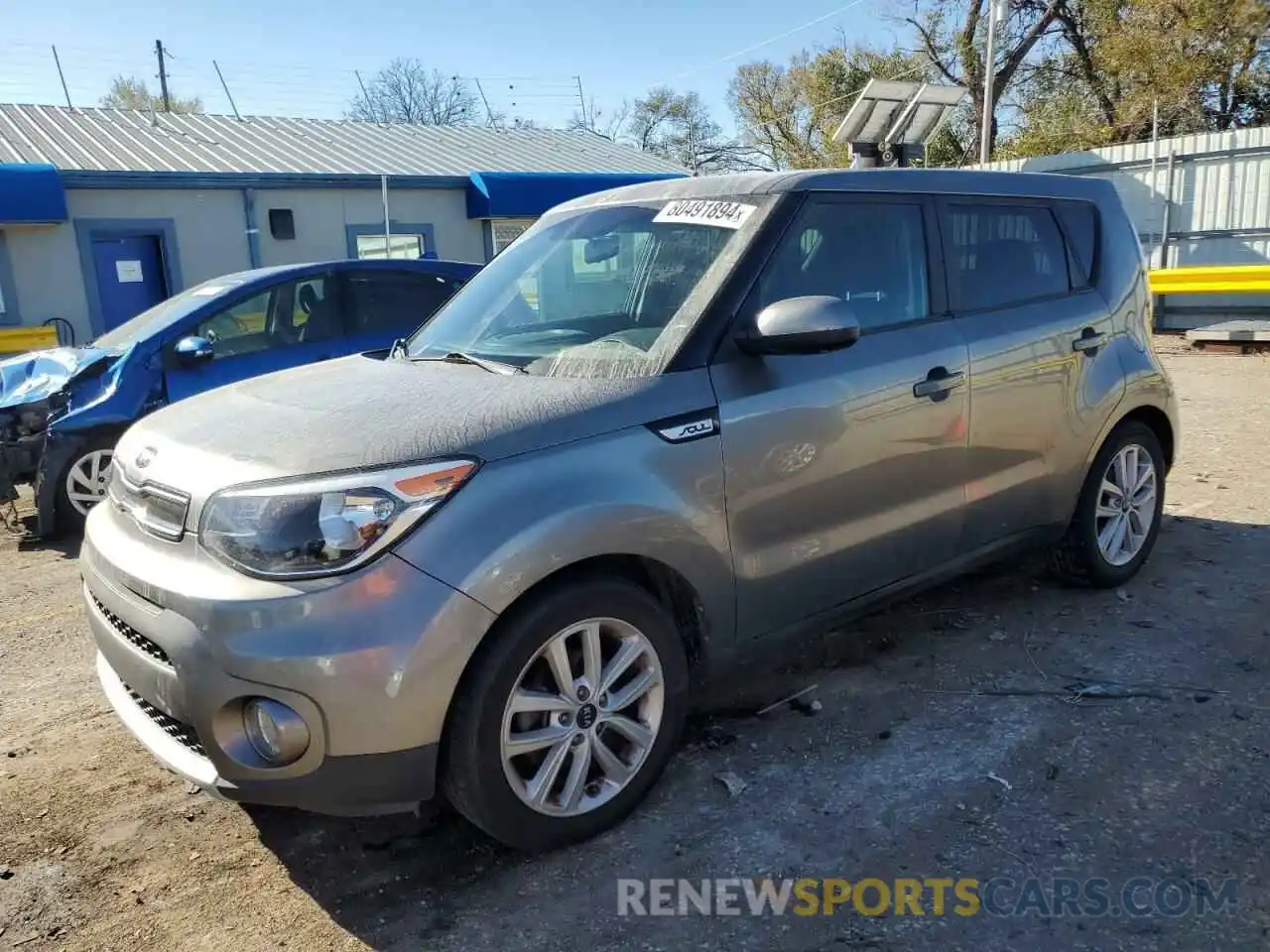 1 Photograph of a damaged car KNDJP3A51K7653992 KIA SOUL 2019