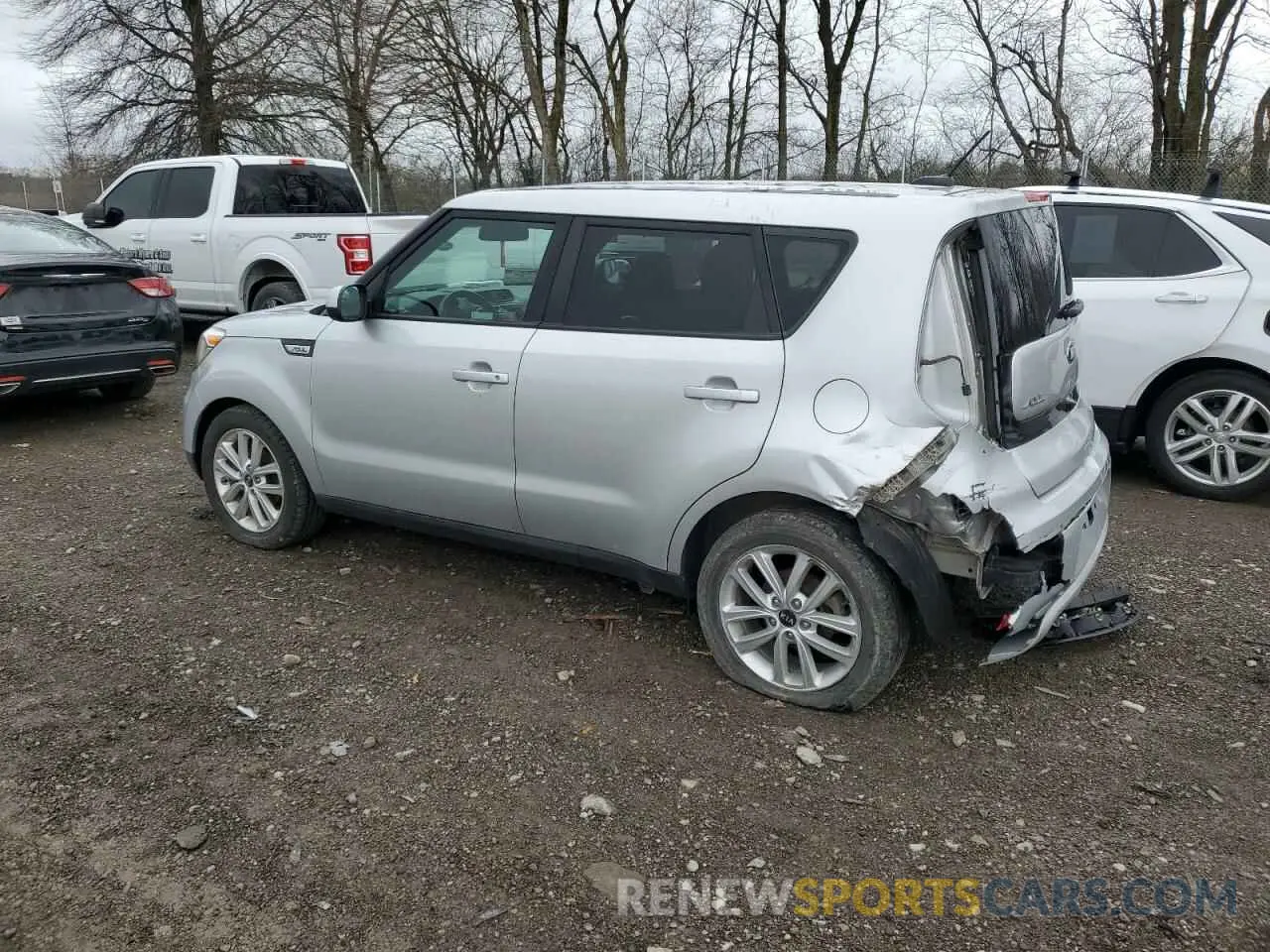 2 Photograph of a damaged car KNDJP3A51K7678360 KIA SOUL 2019